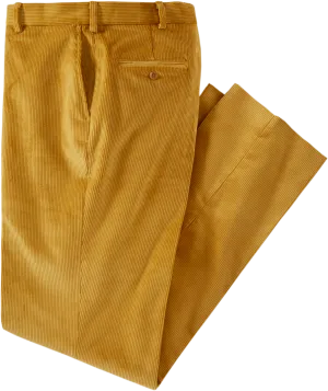 Men's English Stretch Cord Pant English Tan All-Purpose Wear Move Comfort