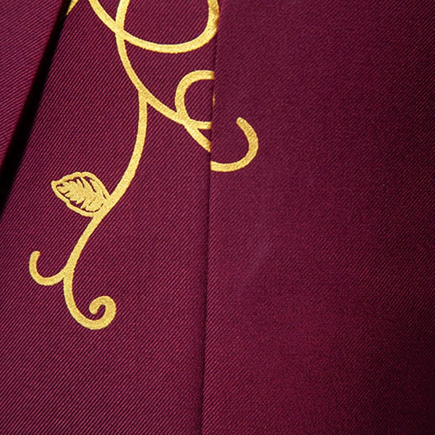 Men's Gold Embroidery Blazer Notched Lapel One Button Tuxedo Dress Suit Jackets Formal Party Prom Dinner Sports Coat