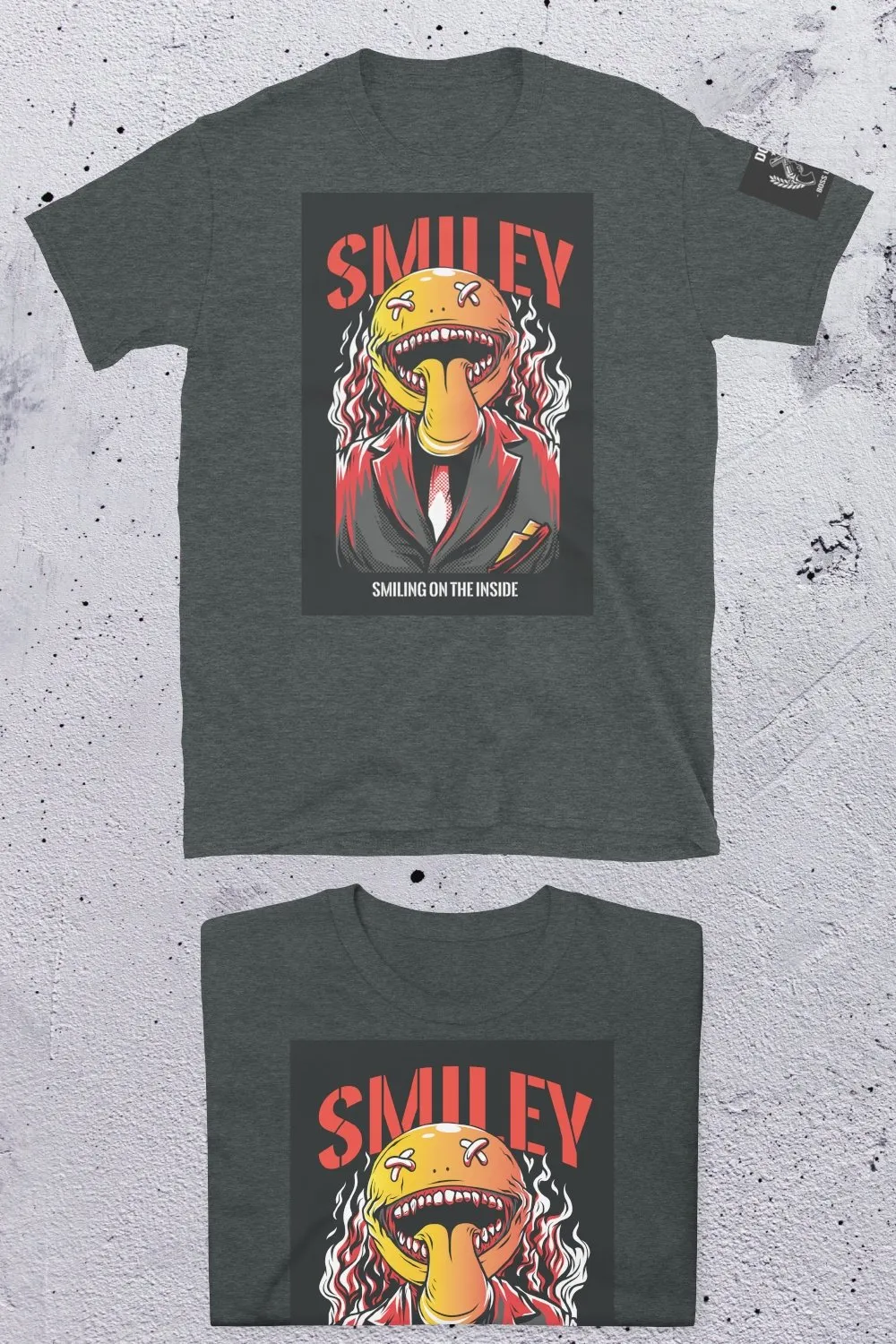 Men's Graphic T-Shirt - SMILEY - Gamer Tee