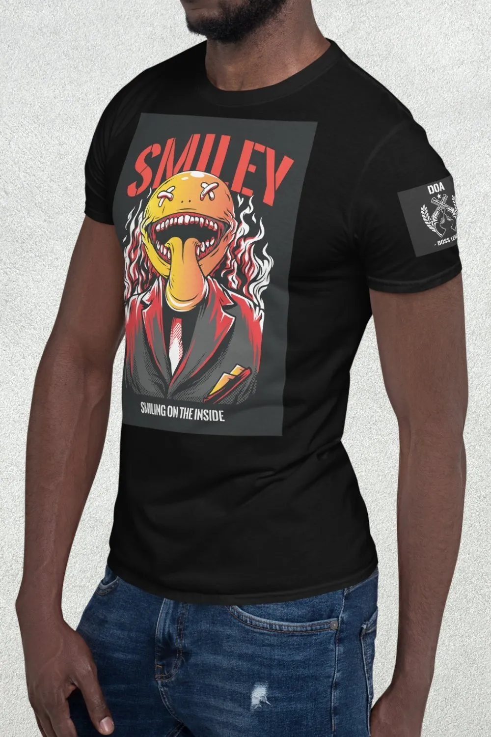 Men's Graphic T-Shirt - SMILEY - Gamer Tee