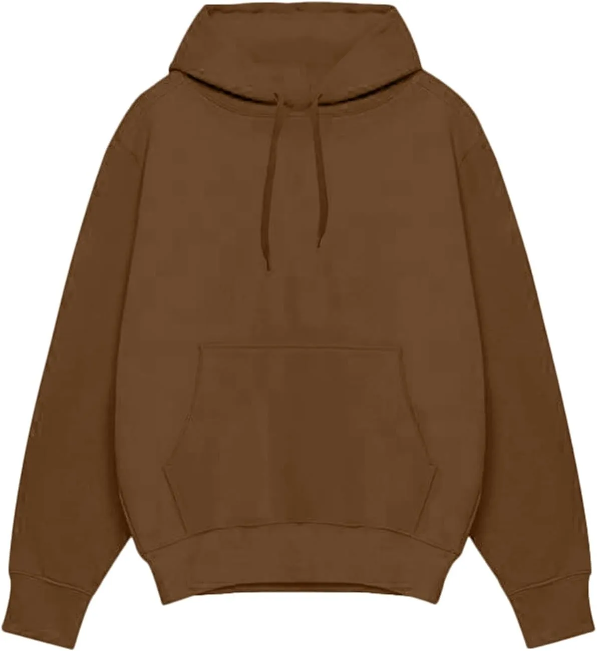 Mens Hoodies Pullover Fleece Lined Oversized Hoodie Casual Loose Long Sleeve Drawstring Hooded Sweatshirt with Pockets