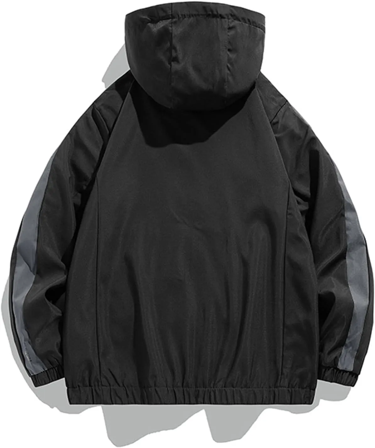 Mens Lightweight Jackets Casual Solid Color Hooded Thick Zipper Pocket Thick Coat Thick Jacket Womens Hoodies Mens