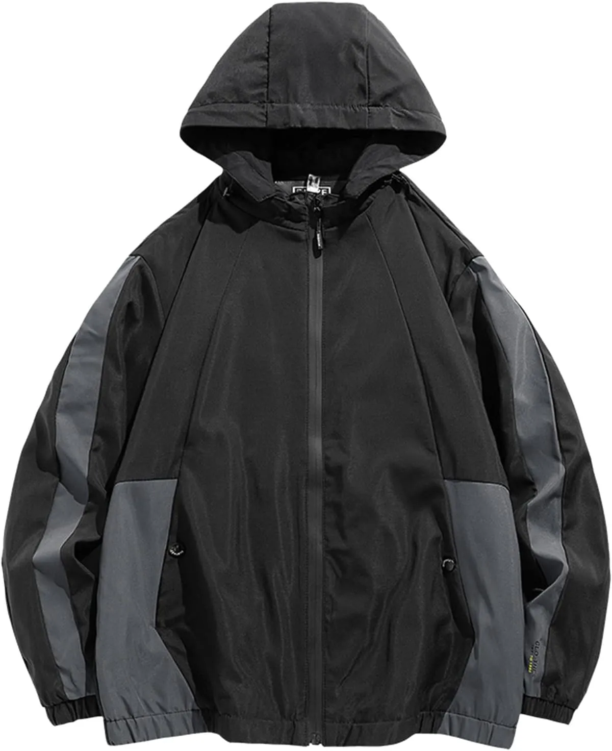 Mens Lightweight Jackets Casual Solid Color Hooded Thick Zipper Pocket Thick Coat Thick Jacket Womens Hoodies Mens
