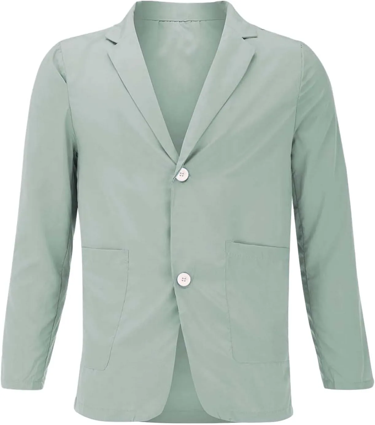 Mens Lightweight Thin Coats Slim Fit Casual One Button Blazers Summer Fall Breathable Sport Coats Formal Suit Jackets