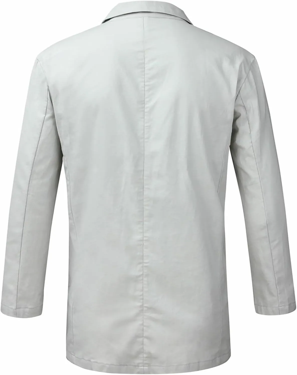 Men's Linen Cotton Casual Suits Blazer Jackets One Button Big and Tall Solid Lightweight Work Business Sports Coats