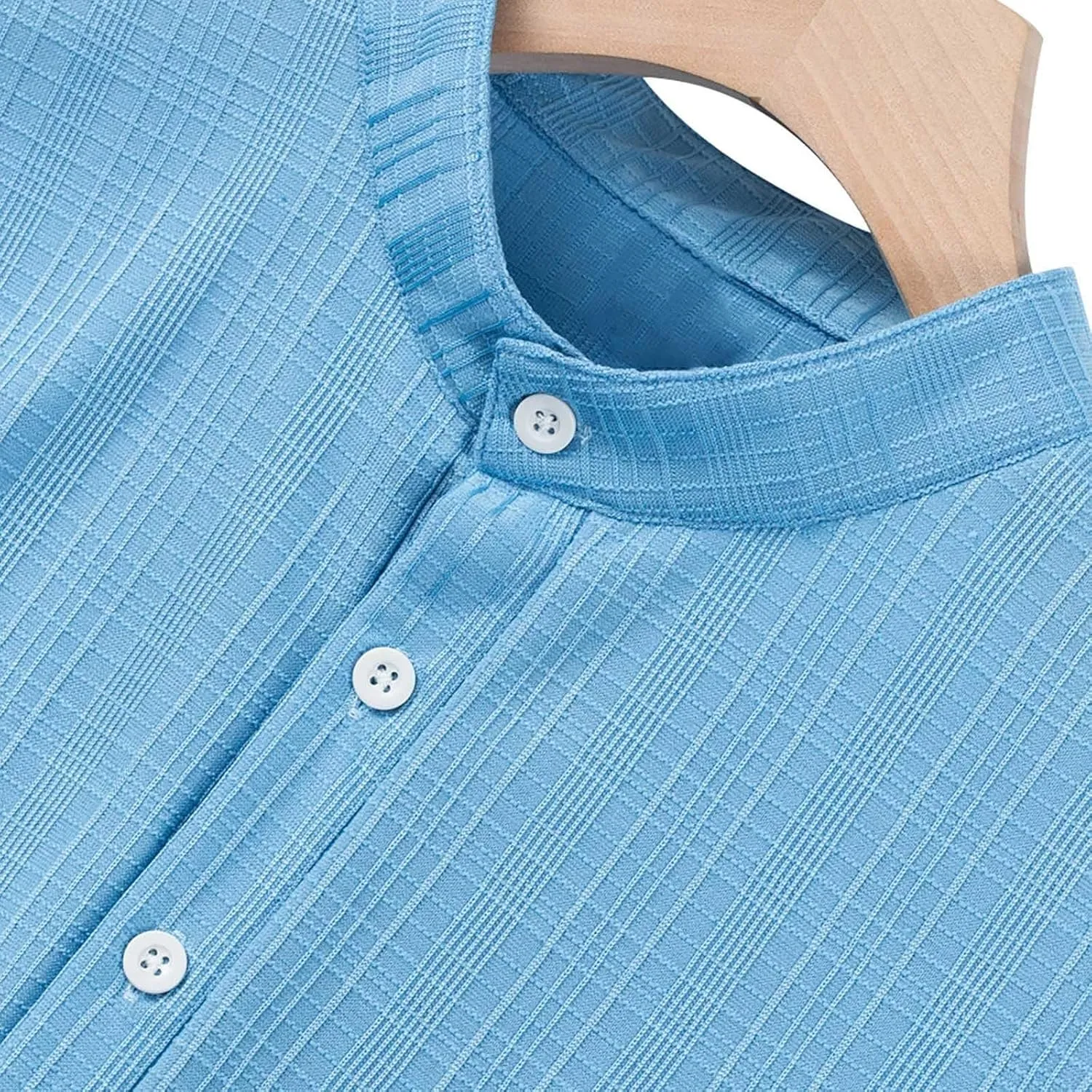 Mens Linen Shirts Short Sleeve Casual Cotton T-Shirts Summer Button Henley Shirt Lightweight Loose Beach Tee Tops