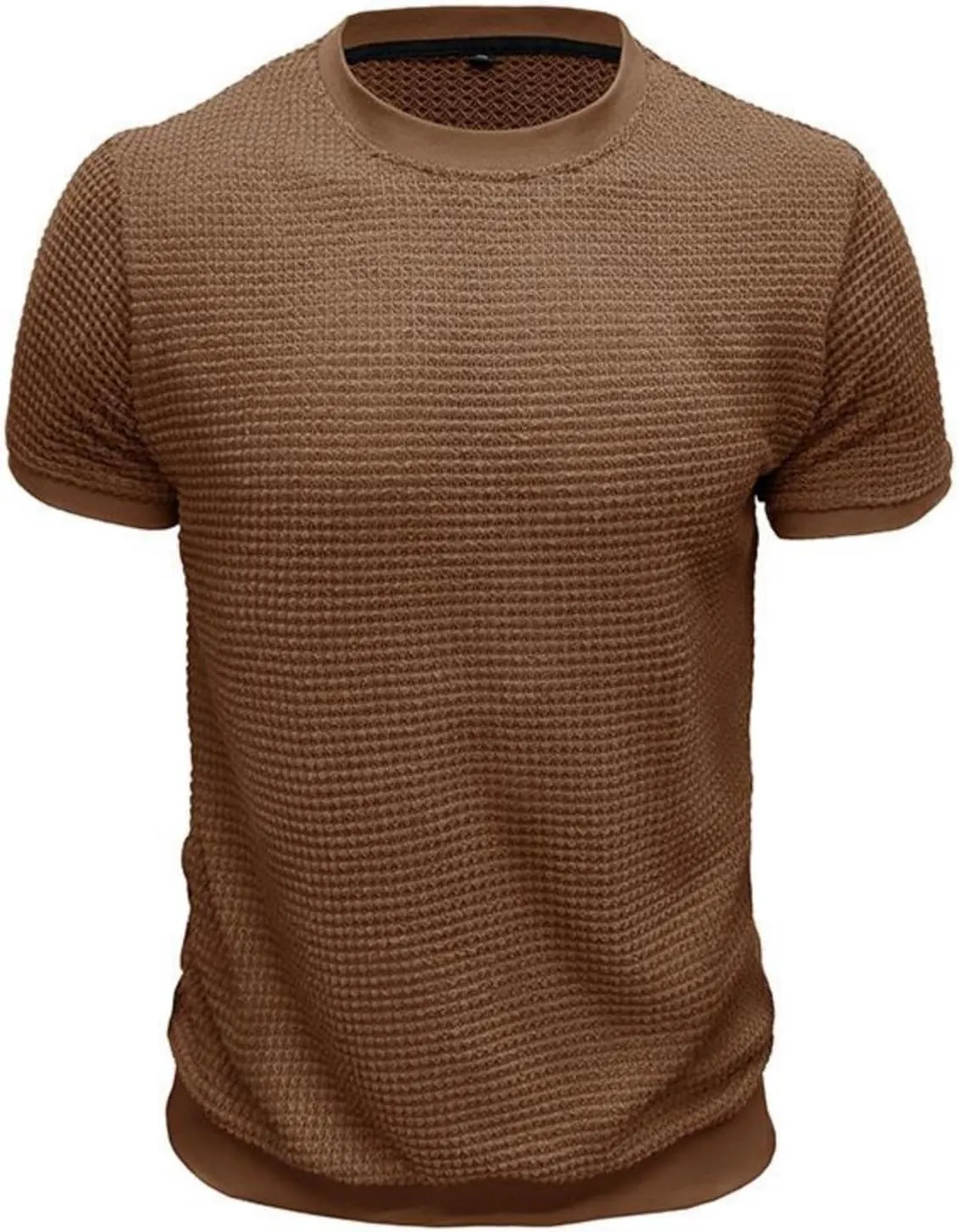 Men's Oversized Cotton Shirt Short Sleeve Crew Neck Cotton Tshirts Casual Summer T Shirts Classic Basic Tees