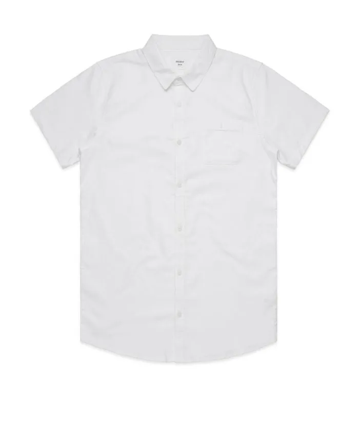Mens Oxford Short Sleeve Shirt