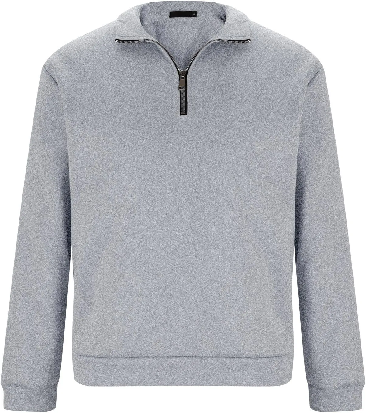 Men's Quarter Zip Fleece Pullover Sweatshirts Mock Neck Casual Long Sleeve Fall Winter Warm Sweatshirt 1/4 Zip Shirt