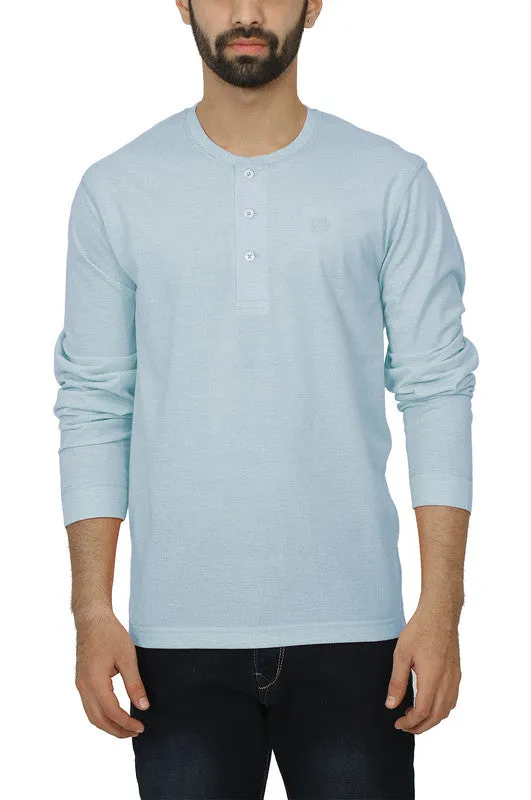 Men's Round Neck T-shirt - Banana Heather