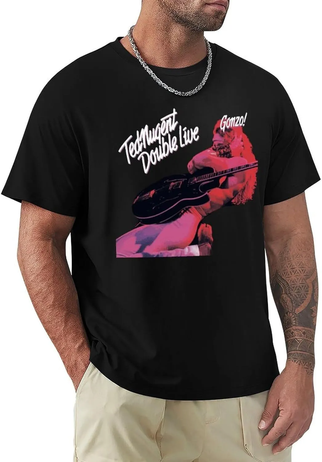 Men's Short Sleeve Crewneck T Shirts Funny Graphic Tees Shirts Top