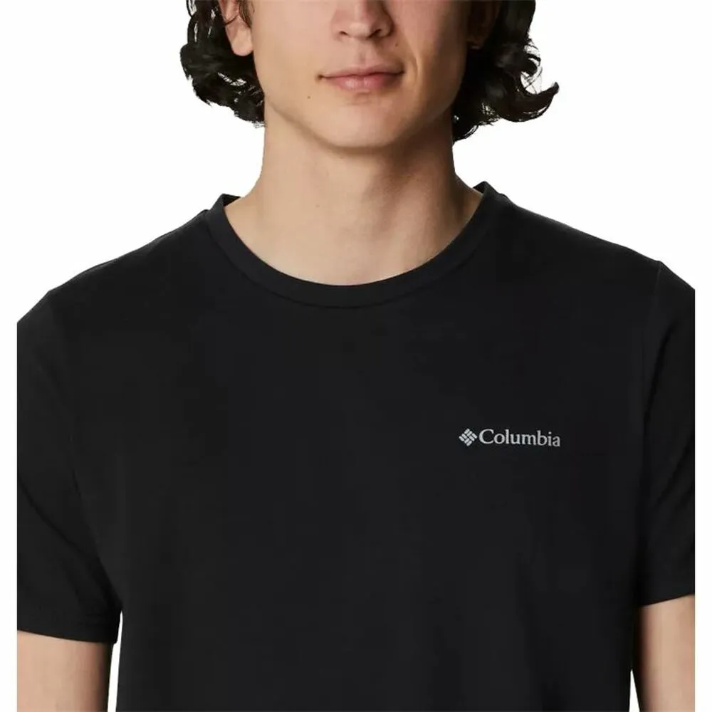 Men’s Short Sleeve T-Shirt Columbia Sun Trek Black