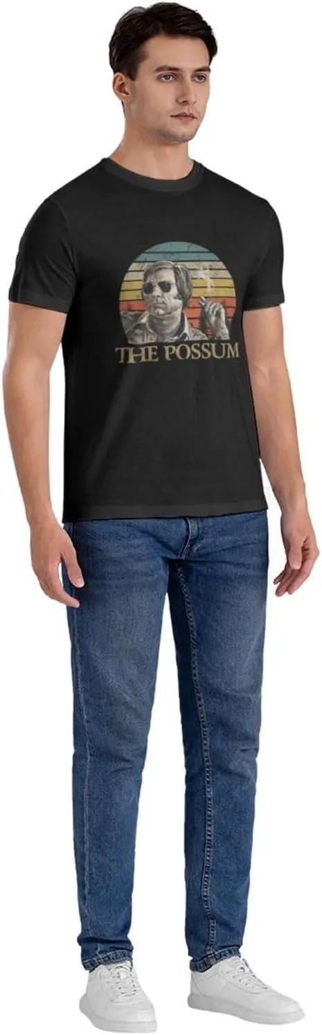 Men's Simple Slim Cotton T-Shirts Casual Easy Care Crew Neck T-Shirts