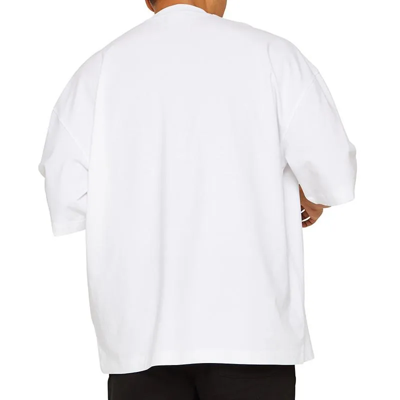 Men's Solid Color Loose Sports Fitness T-shirt 27367532Z