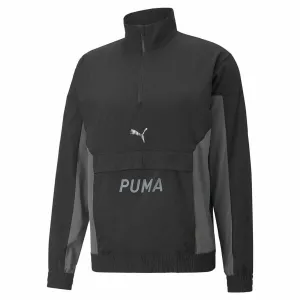 Men'S Sports Jacket Puma Fit Woven Black
