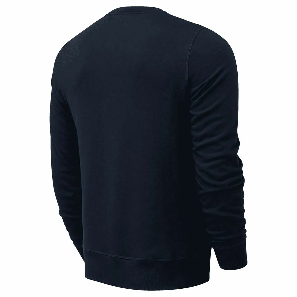 Men’S Sweatshirt Without Hood New Balance Mt03560 Navy