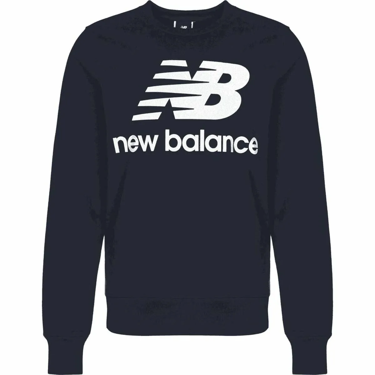 Men’S Sweatshirt Without Hood New Balance Mt03560 Navy