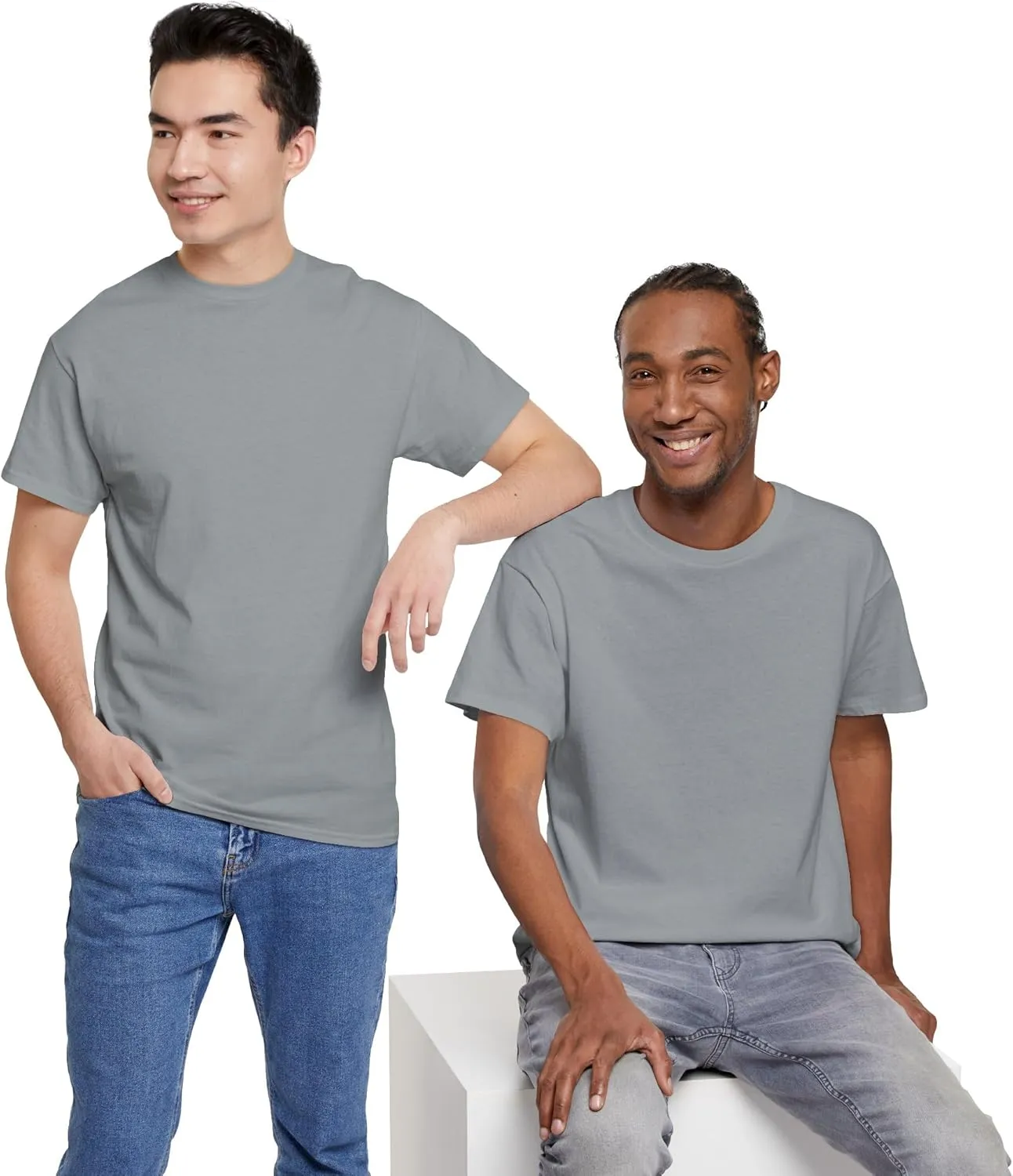 Mens T Shirt, T-Shirt, 100% Cotton, American Cotton, Solid Colors, Made in USA
