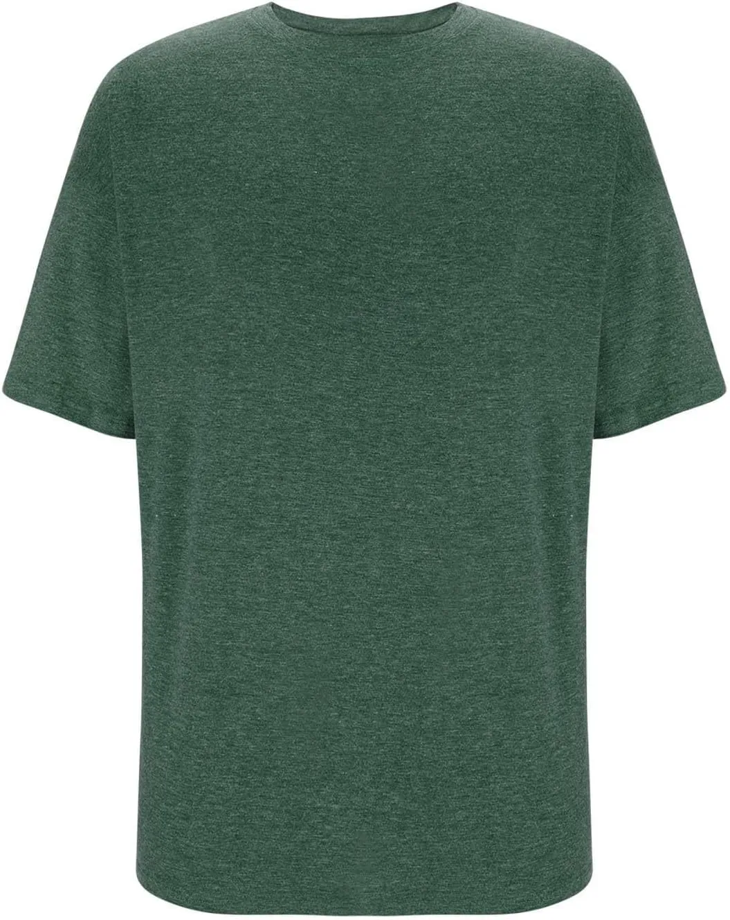 Mens T Shirts Round Neck T Shirts Casual Short Sleeve Slim Fit Muscle Shirts Summer Solid Crewneck Basic Tees Tops