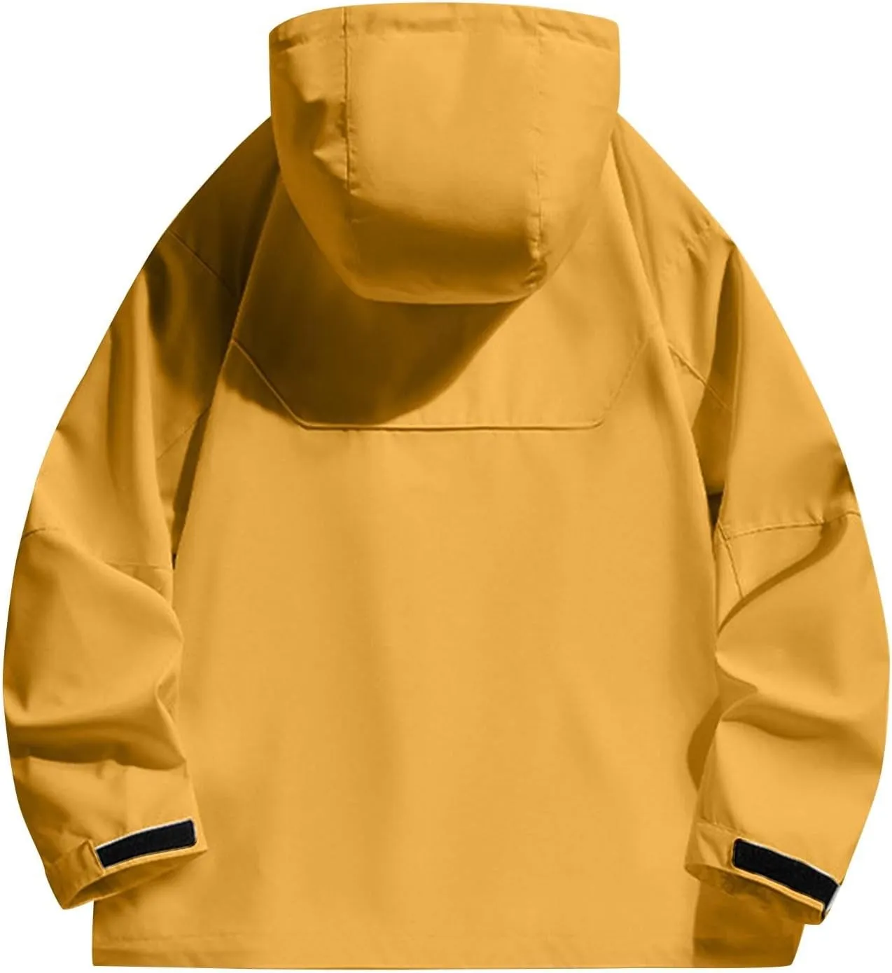 Mens Waterproof Rain Jacket Outdoor Softshell Hiking Jacket Oversized Hooded Rain Coat Windbreaker Warm Fall Clothes
