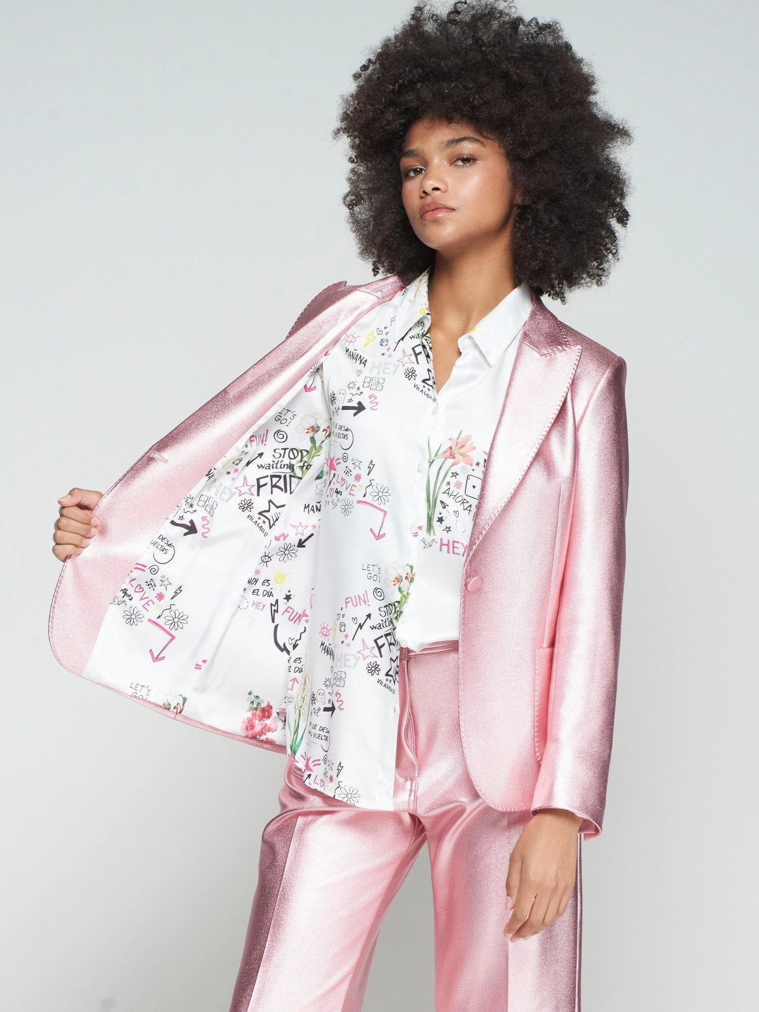 METALLIC BLAZER Thrive Functional Insulation