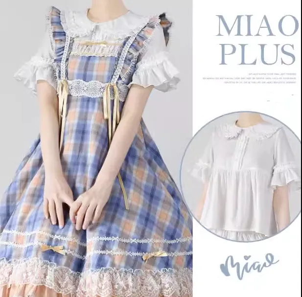 Miaoplus~Sweet Lolita Plaid JSK Multicolors