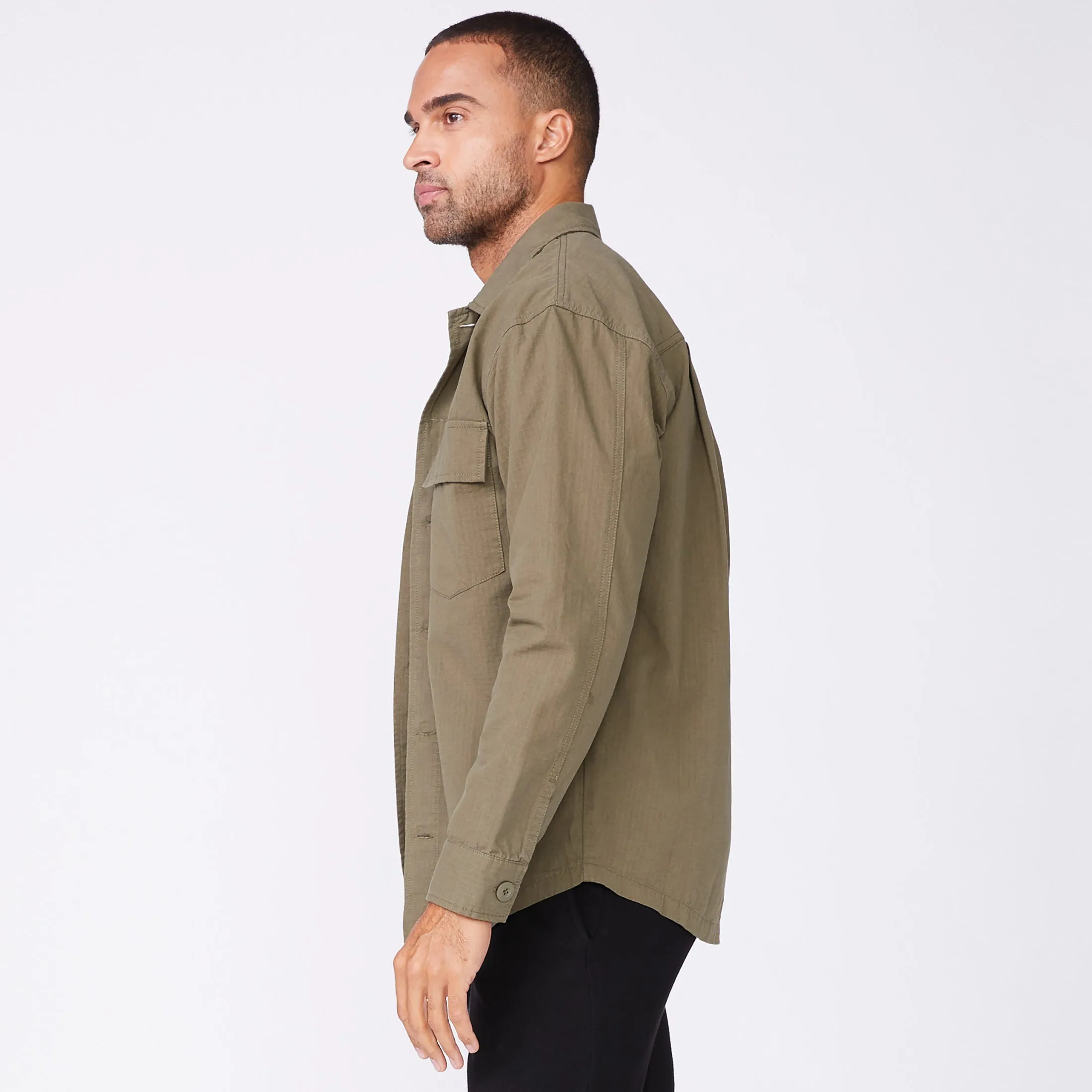 Shirt Jacket Light Deflection Fabric