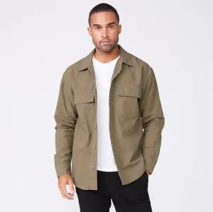 Shirt Jacket Multipurpose Design Hidden Storage Pockets