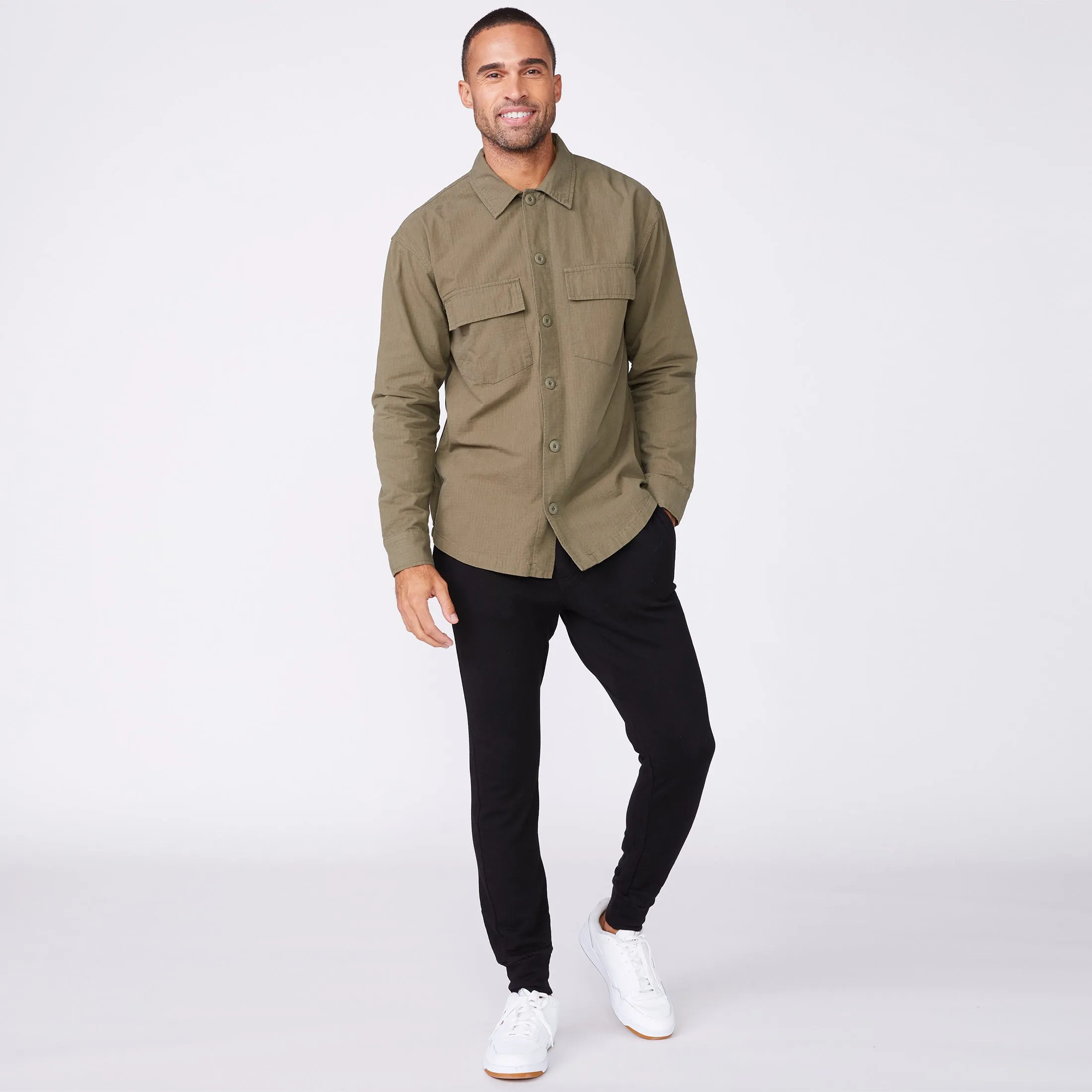 Shirt Jacket Tunic top FourWay Stretch