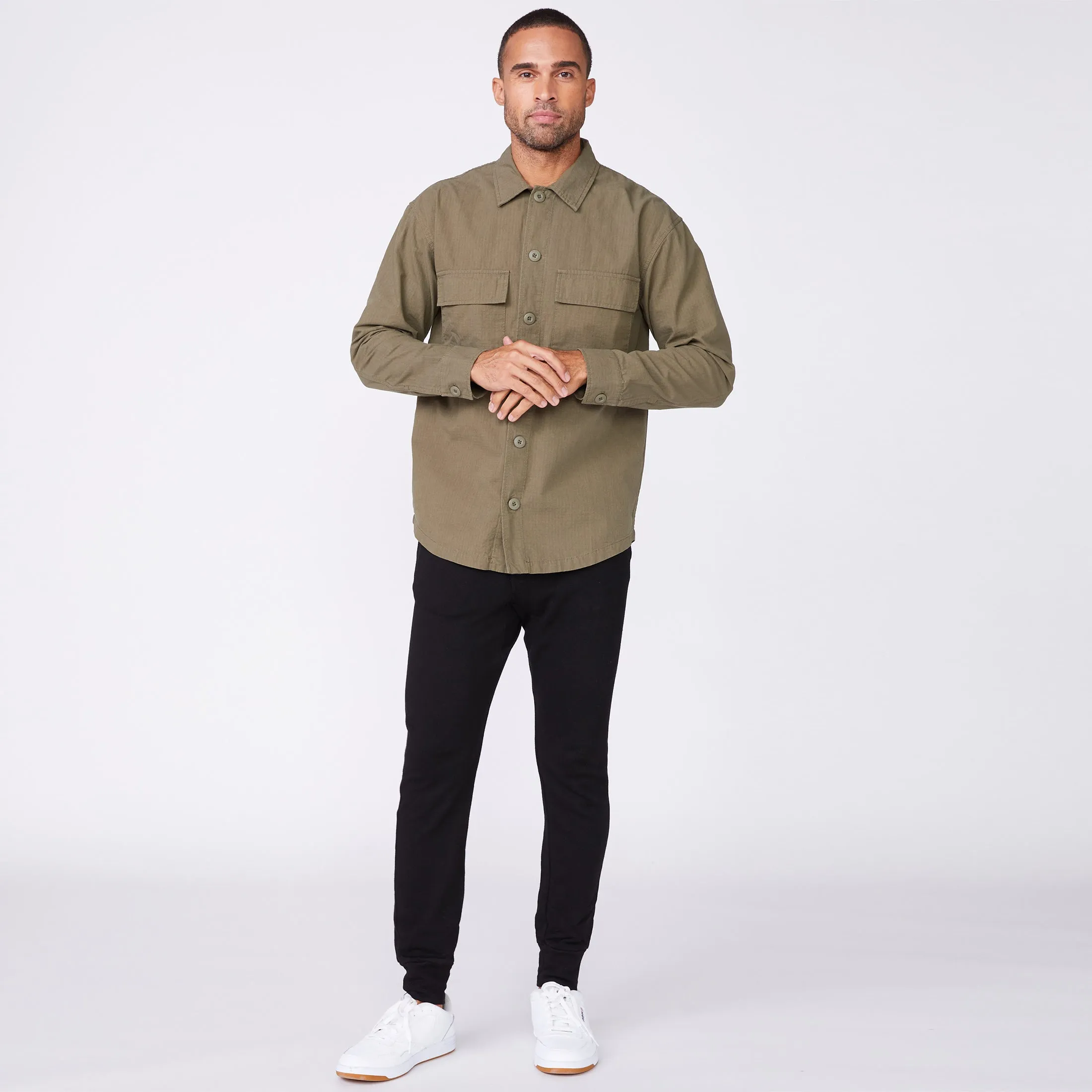 Shirt Jacket Built In Odor Control Compression Fit Engineering