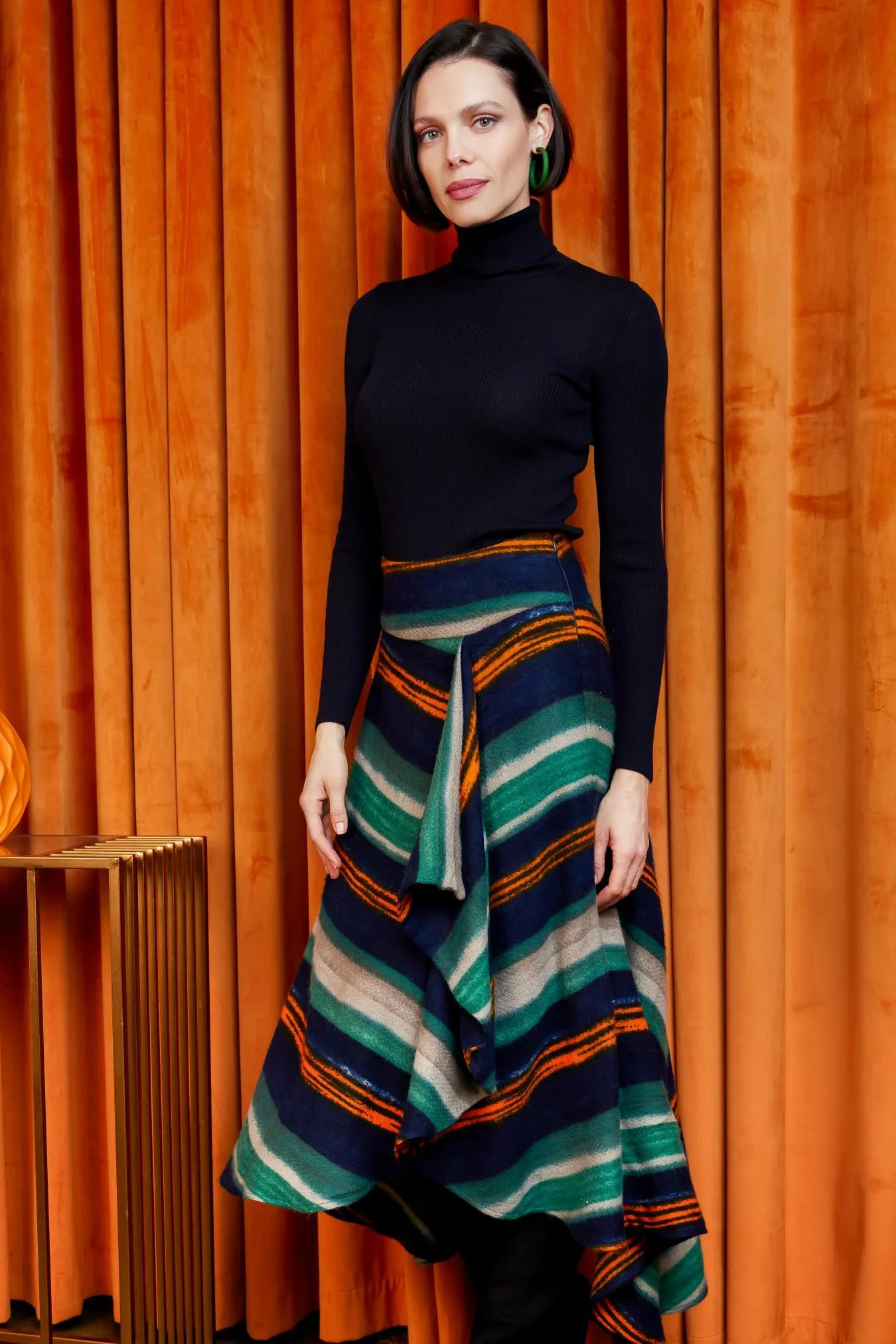 Midi Fleece Skirt Media Feature