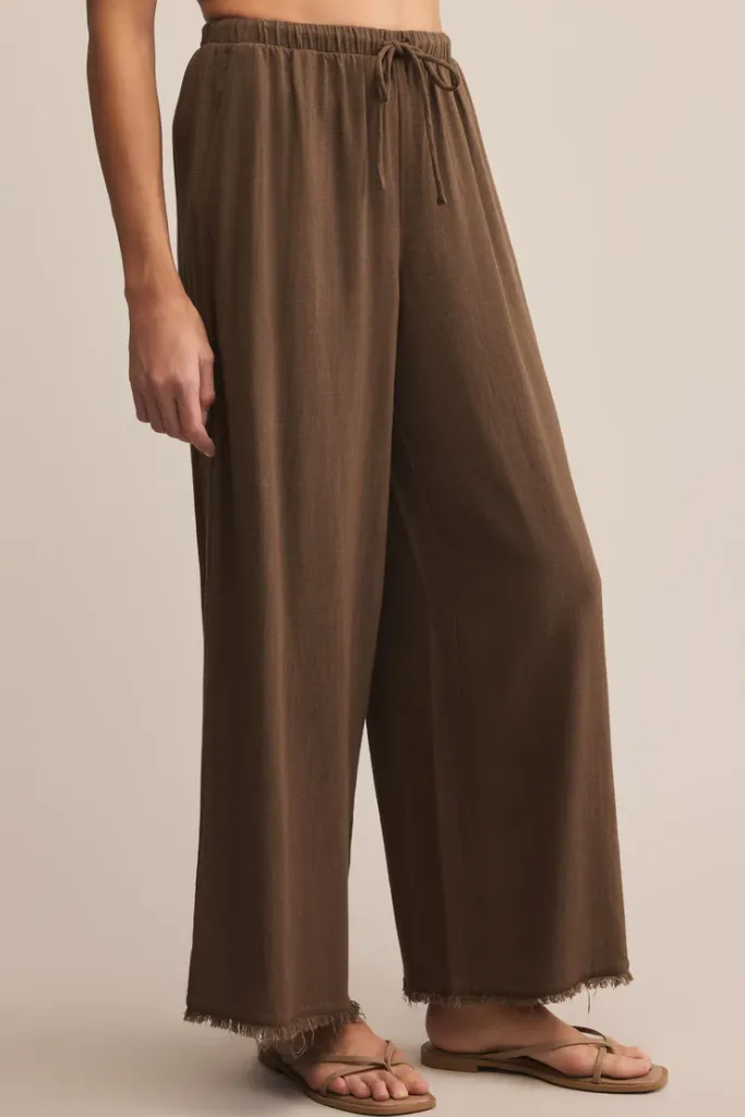 Elastic Fit UltraSoftLining Soren Linen Pant by Z Supply