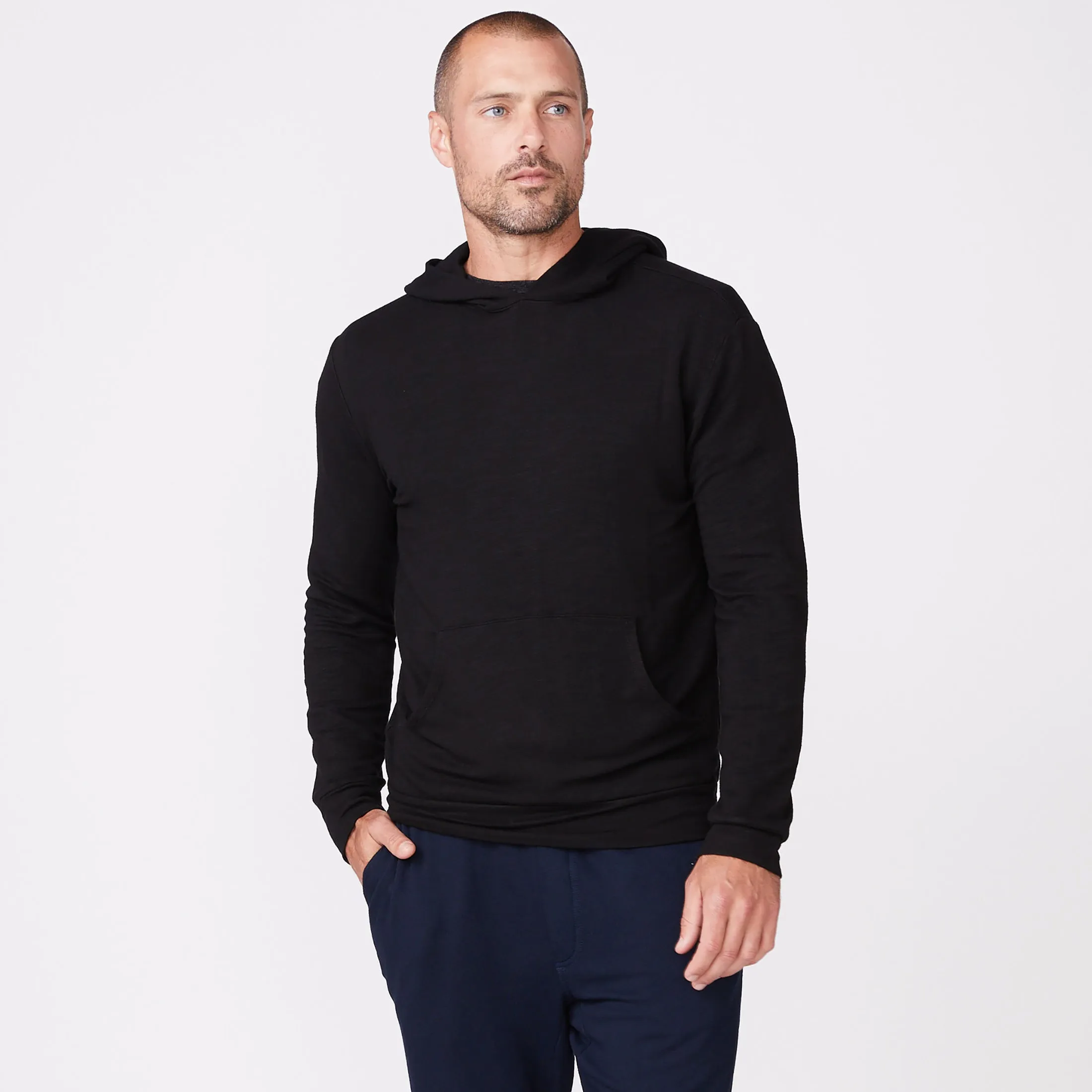 Supersoft Pullover Hoody Comfortable Style SlubTexture