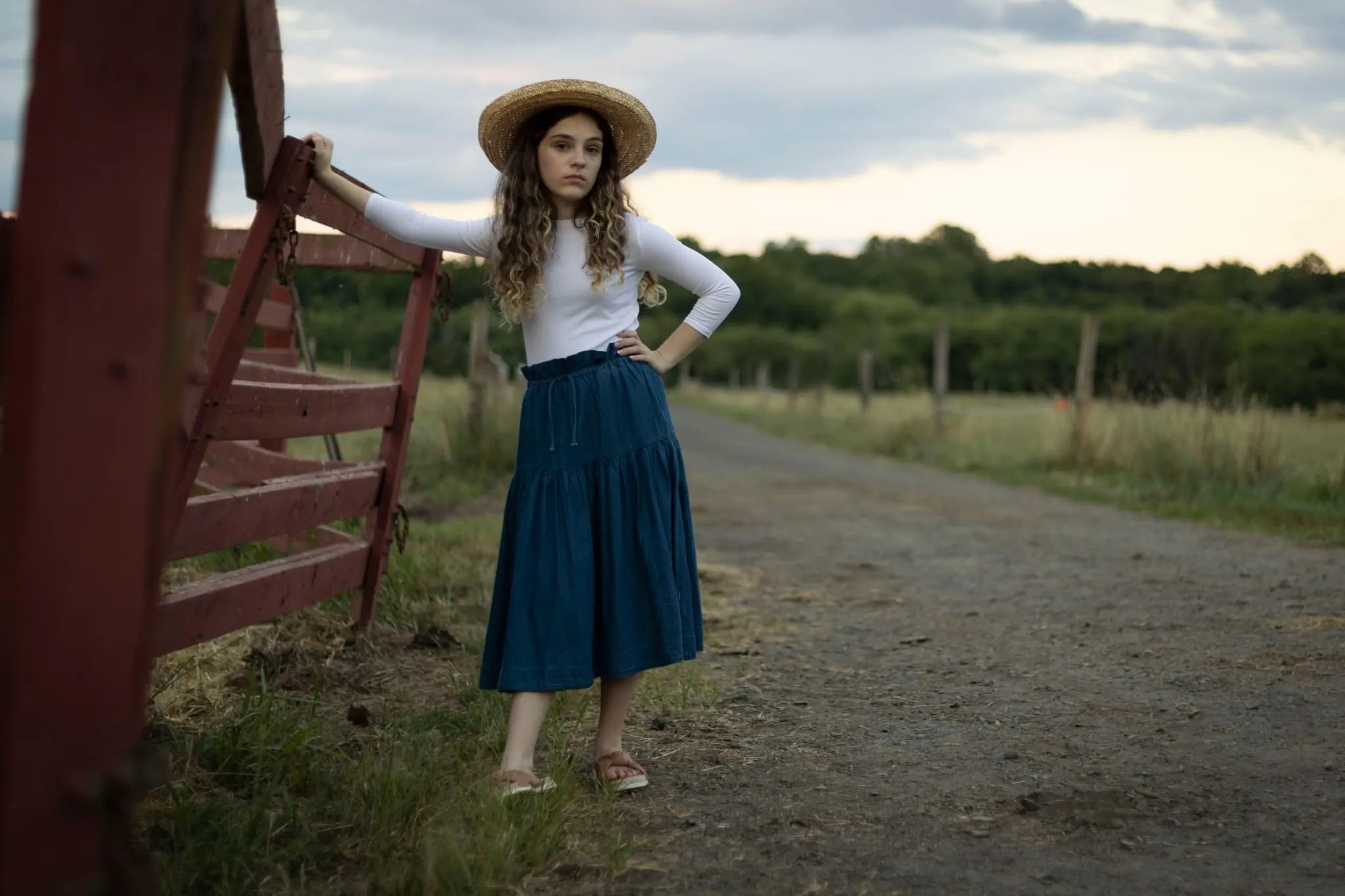 Outfit Focus Mississippi Denim Yoke with Drawstring 851