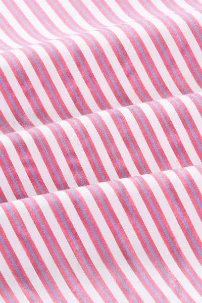 M.J. Bale - Symonds Shirt - Stripe - Raspberry/Blue/White