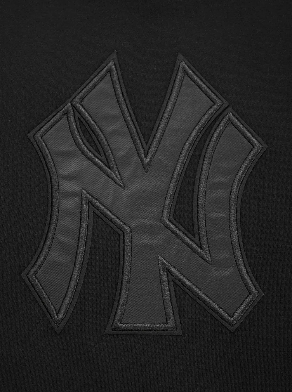 MLB NEW YORK YANKEES NEUTRAL DROP SHOULDER FLC CREWNECK (BLACK)