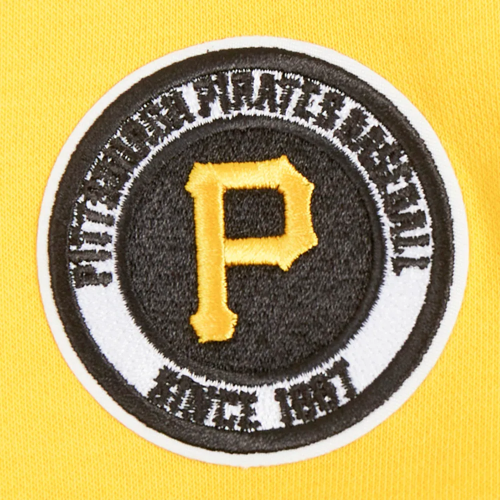 MLB PITTSBURG PIRATES CLASSIC WOMEN'S FLC CREWNECK (YELLOW)