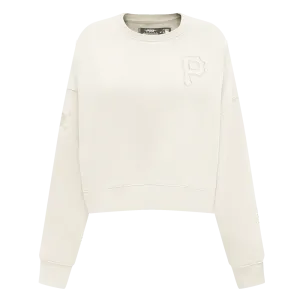 MLB PITTSBURGH PIRATES NEUTRAL WOMEN'S CREWNECK (EGGSHELL)