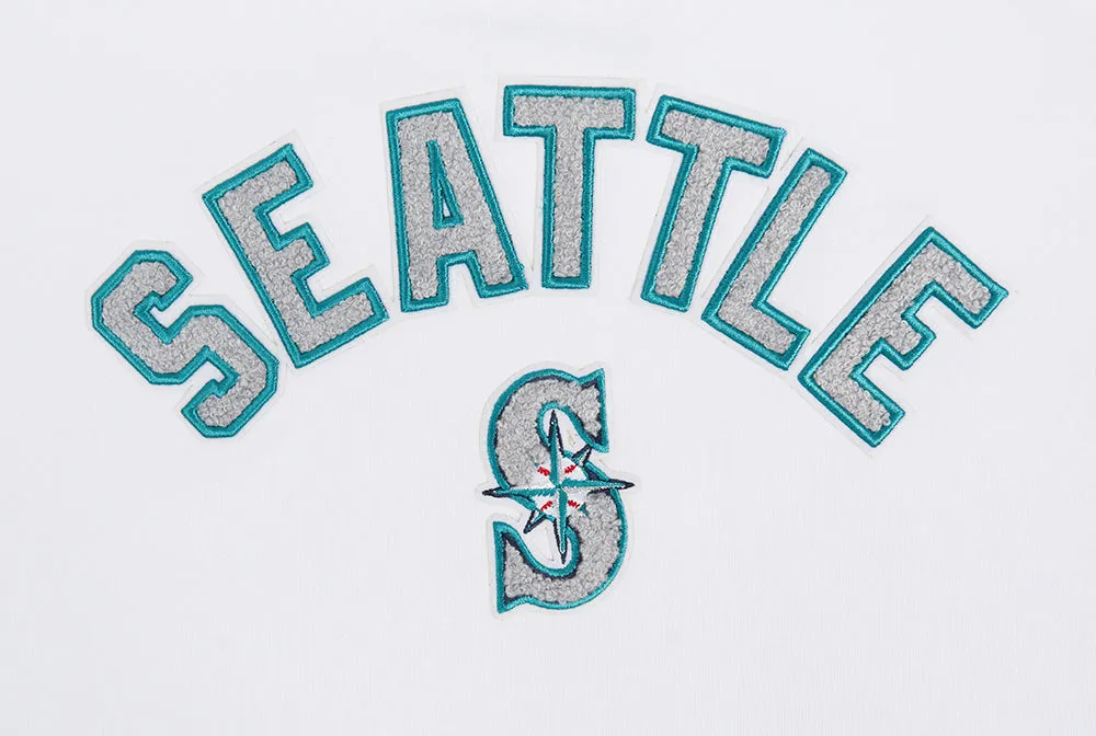 MLB SEATTLE MARINERS CLASSIC WOMEN'S CREWNECK (WHITE)