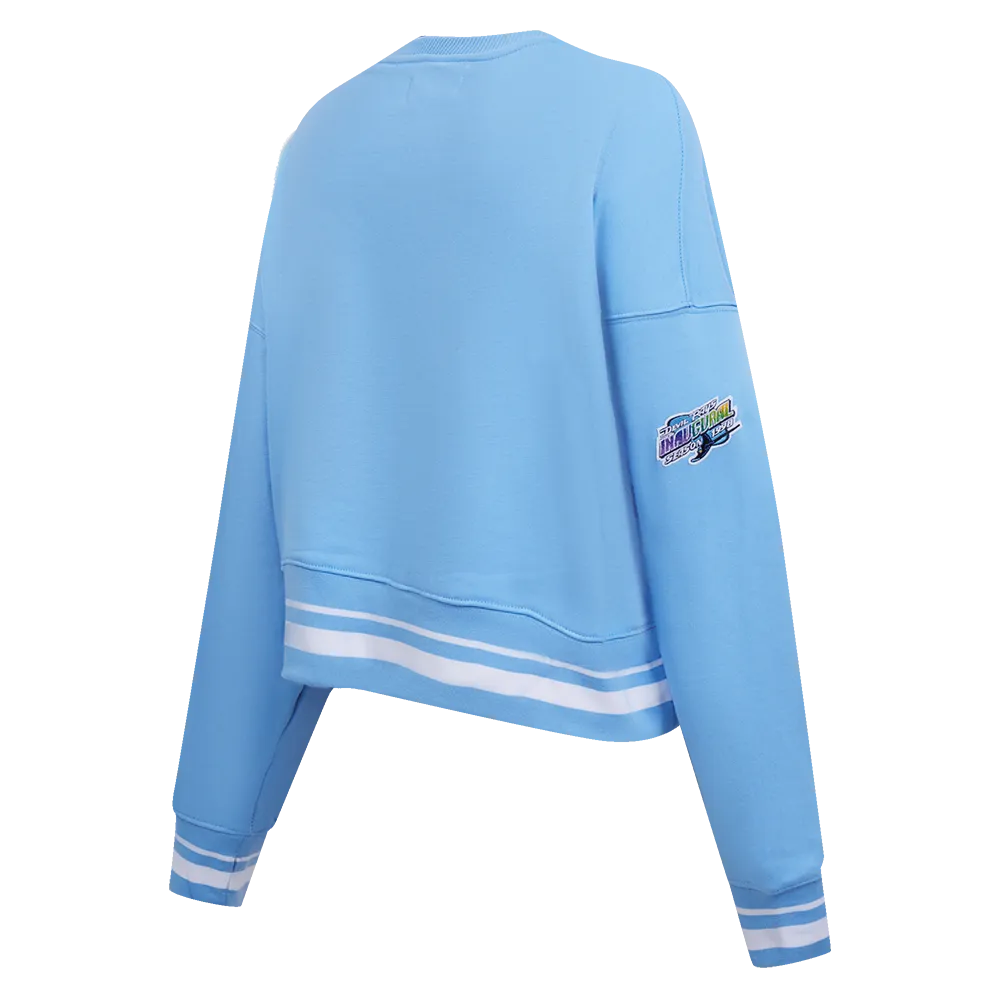 MLB TAMPA BAY RAYS RETRO CLASSIC WOMEN'S RIB CREWNECK (UNIVERSITY BLUE)