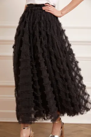 Florence Ruffle Ankle Skirt Soft Lines
