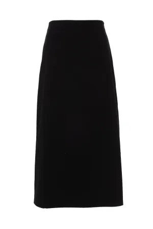 Outfit Diary Basic Layers Faves Black Wool Midi ALine Skirt WB5CM1619SM