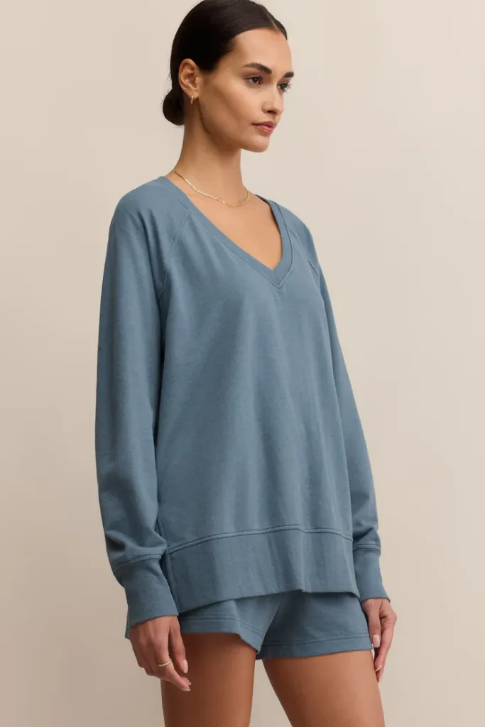 Modern Polo Modern V Neck Weekender in Boathouse by Z Supply
