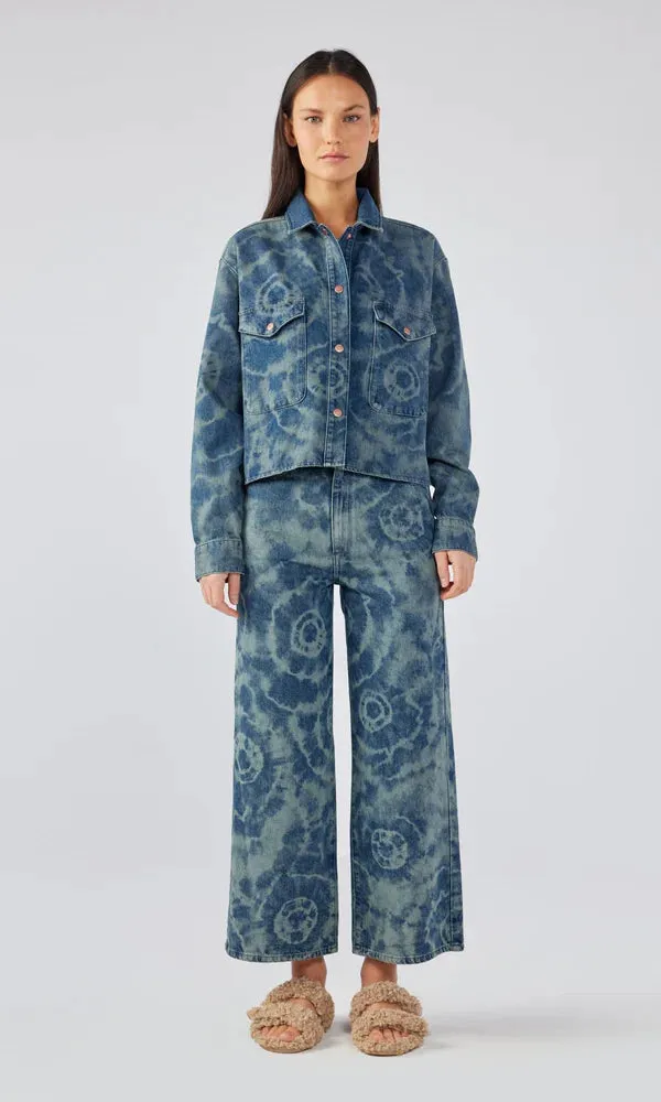 Ms. Castro Cropped Oversized Shirt