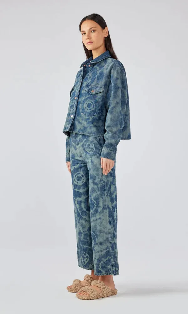 Ms. Castro Cropped Oversized Shirt