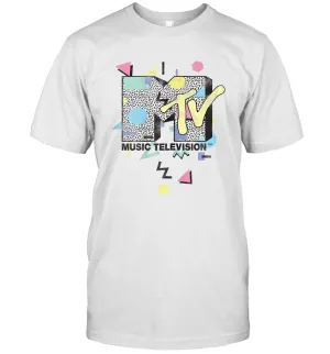 Mtv Retro Shape Design Logo Graphic T-Shirt