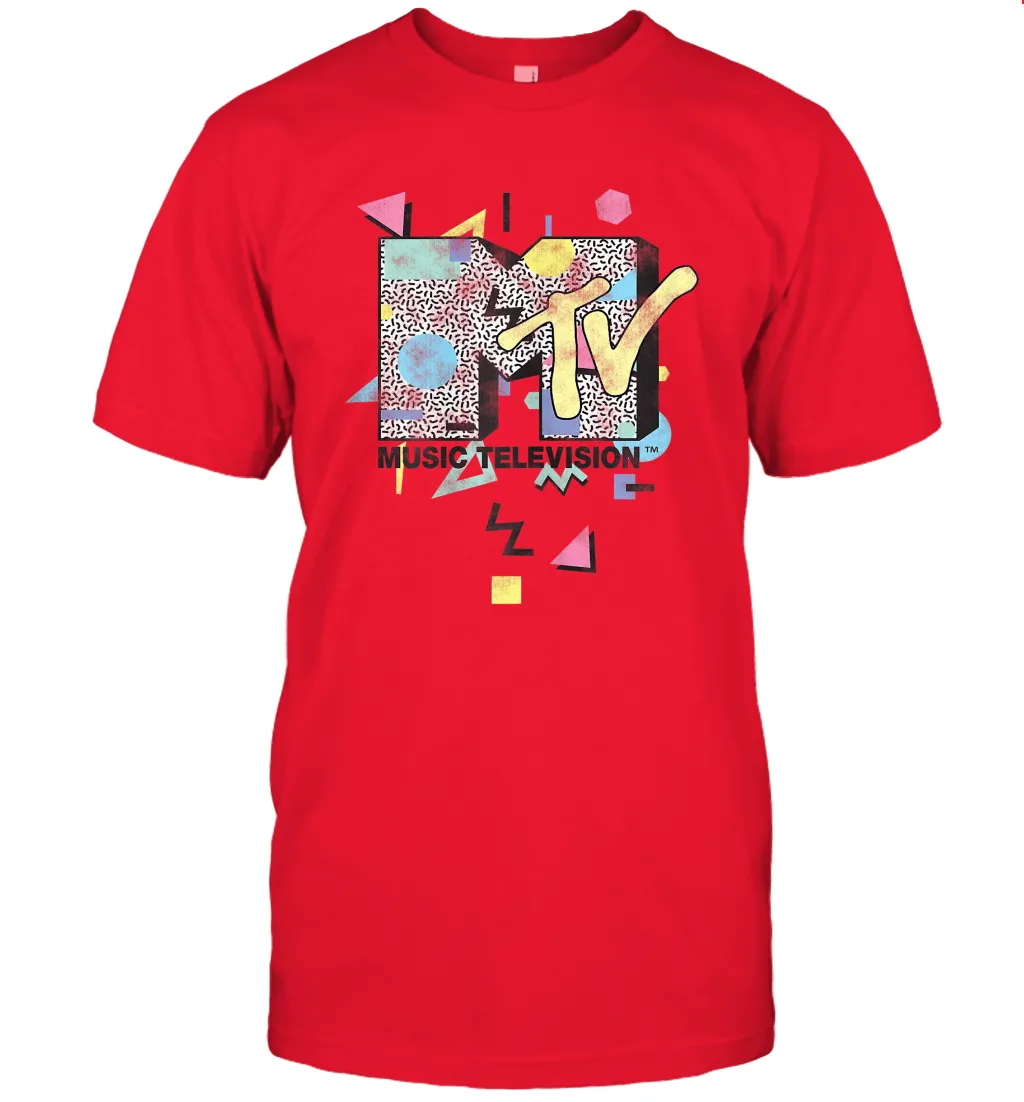 Mtv Retro Shape Design Logo Graphic T-Shirt
