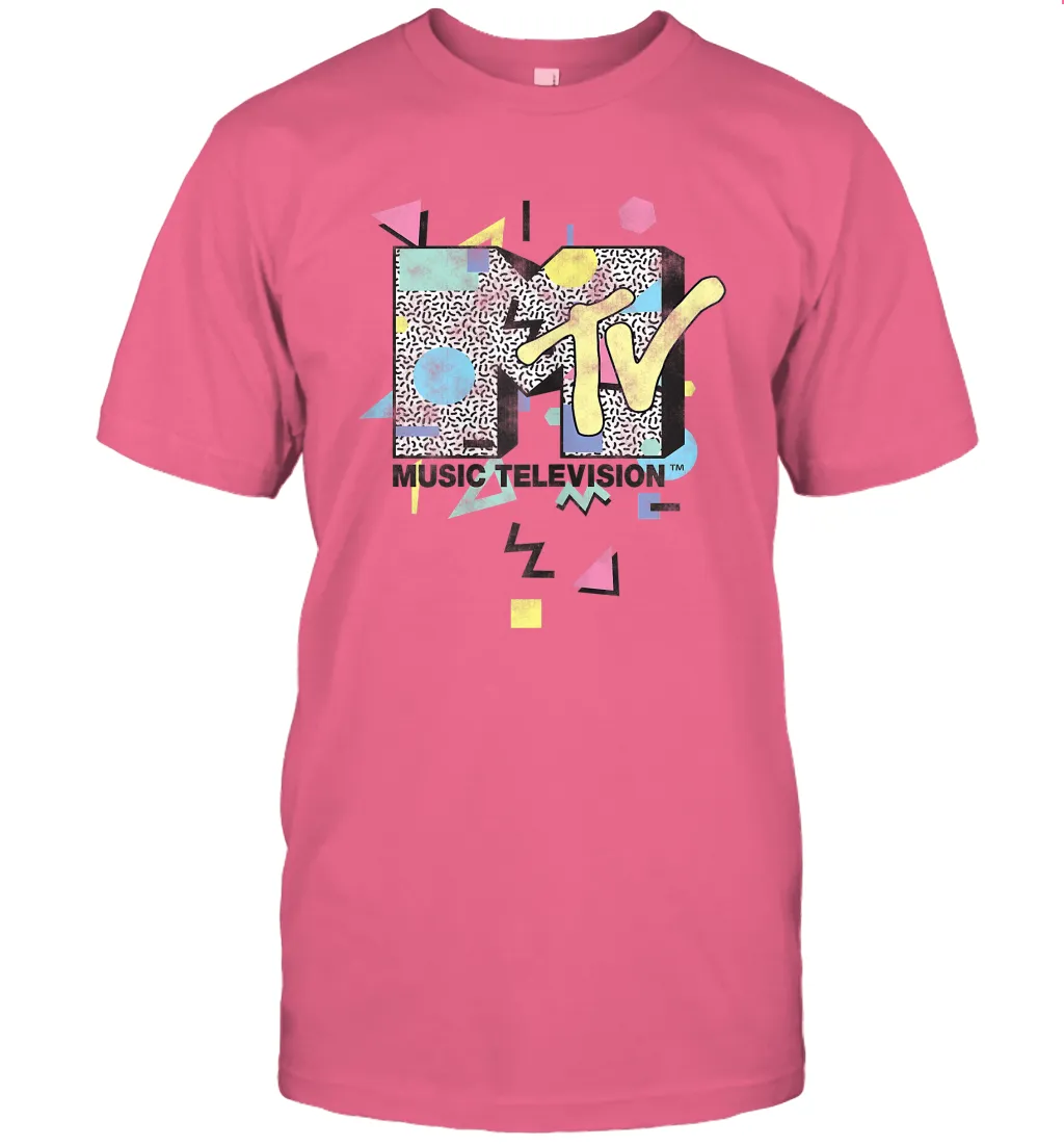 Mtv Retro Shape Design Logo Graphic T-Shirt