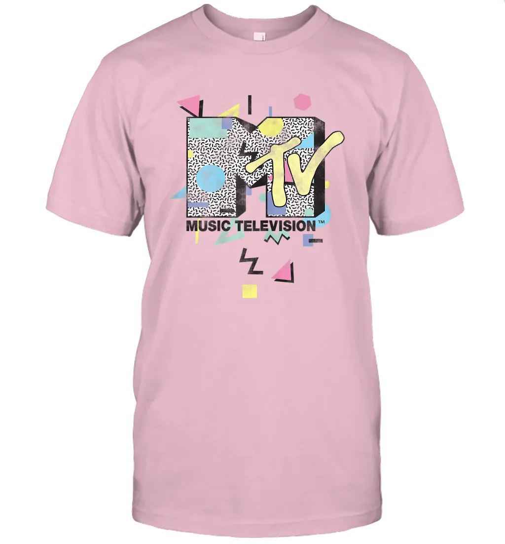 Mtv Retro Shape Design Logo Graphic T-Shirt