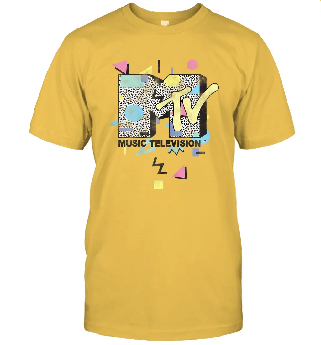 Mtv Retro Shape Design Logo Graphic T-Shirt